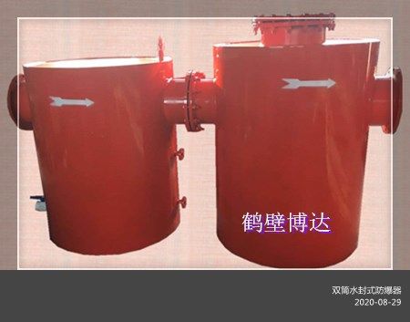 鶴壁BD雙筒水封式防爆器有標(biāo)準(zhǔn)型號(hào)嗎